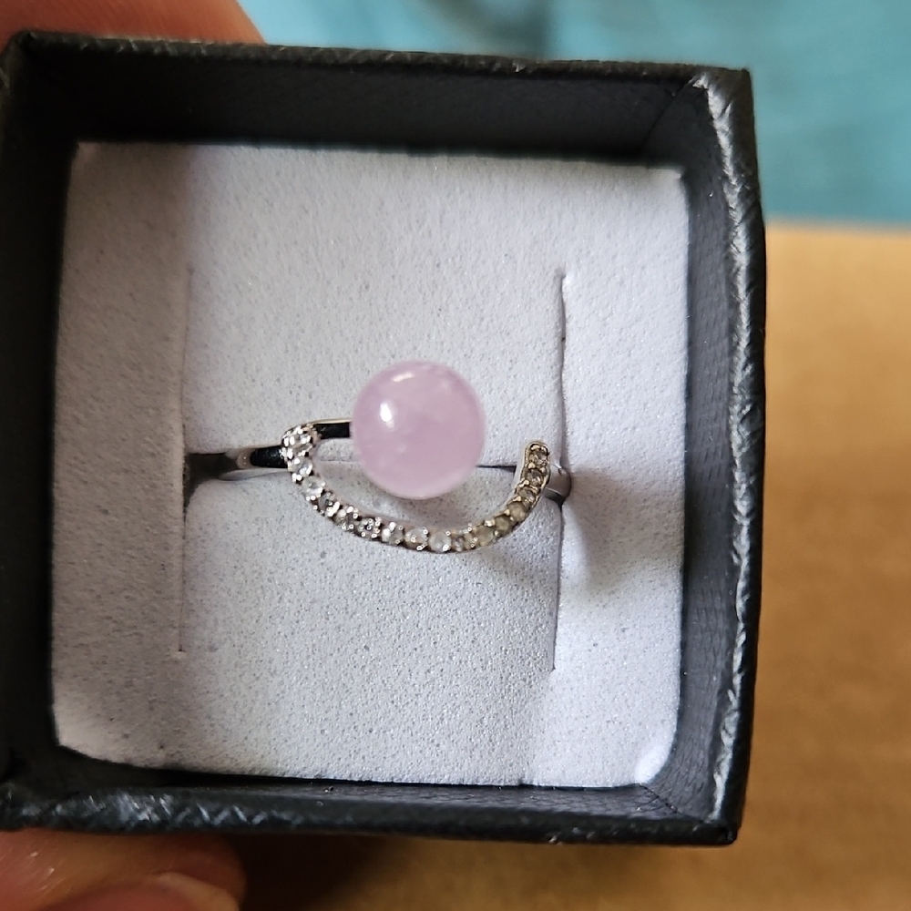 Rose Quartz Gemstone Ring